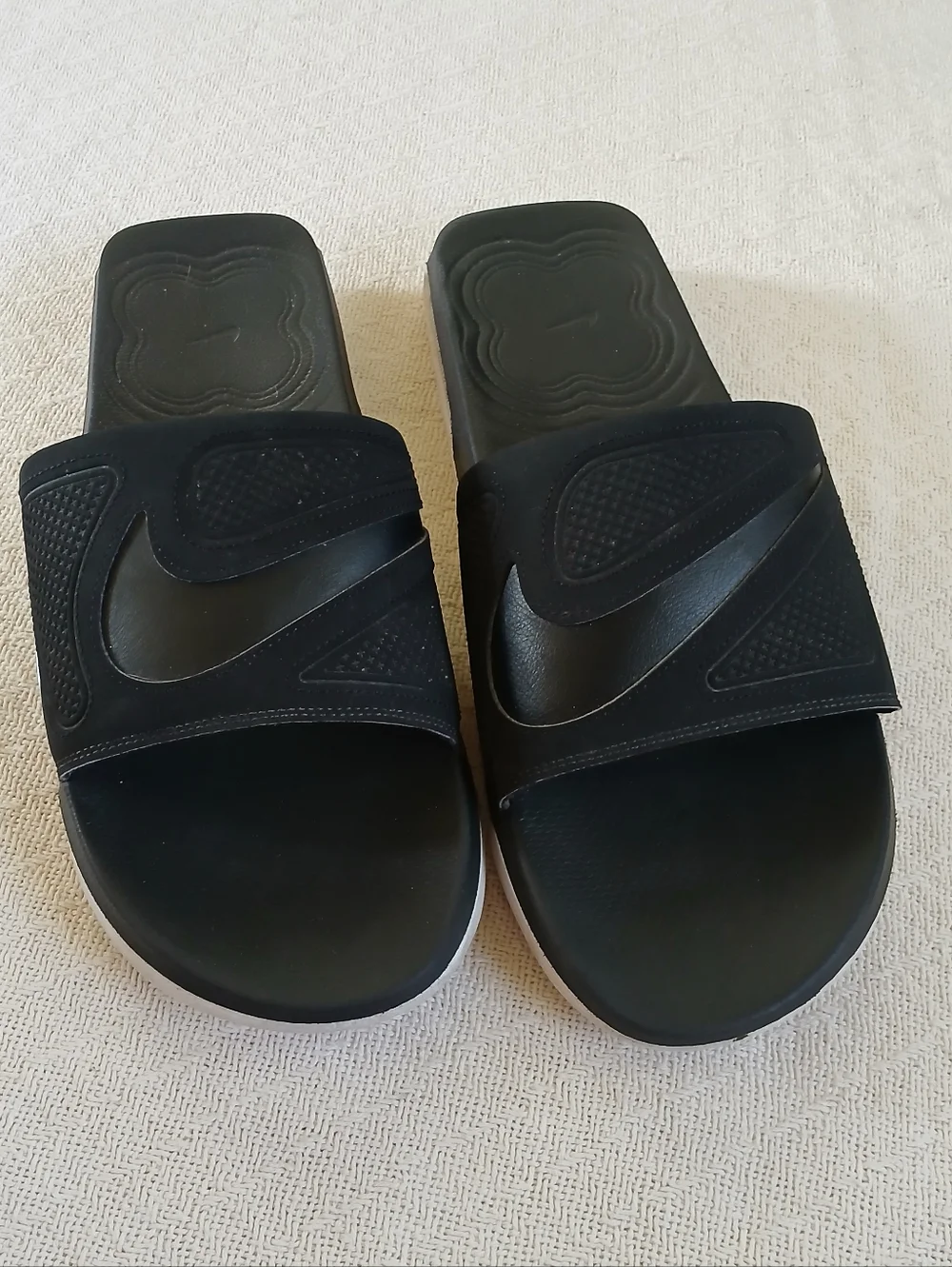 nike ♡ cirro slide sandals black mens 12 summer beach streetwear gorpcore dad